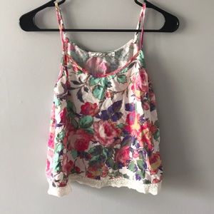 Floral tank top